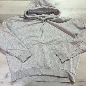 Weekday Alisa Oversized Hoodie, Light Heather Gray, Size Medium